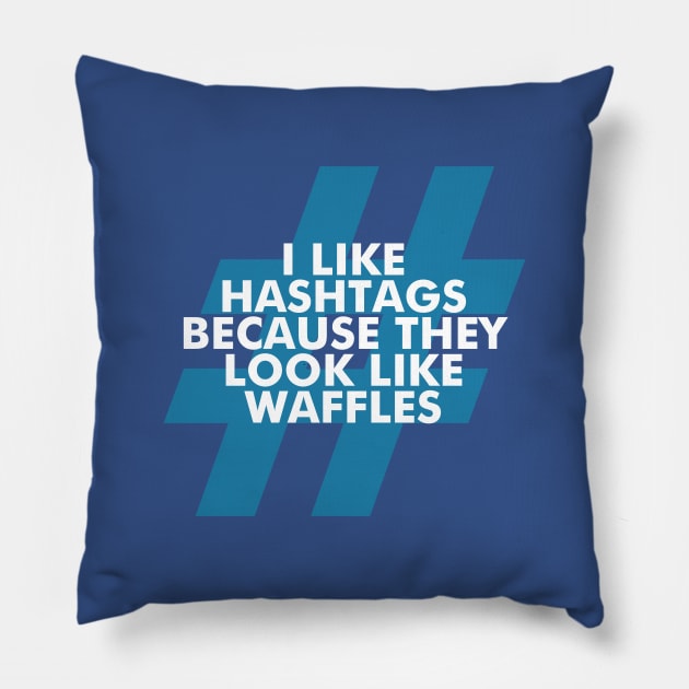 Waffle Lover Pillow by Wordify