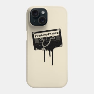 Rockford Peaches - Black Cassette Music Phone Case