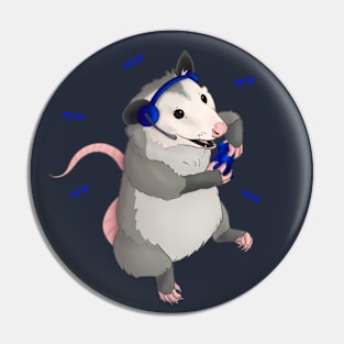 Possum playing video games Pin