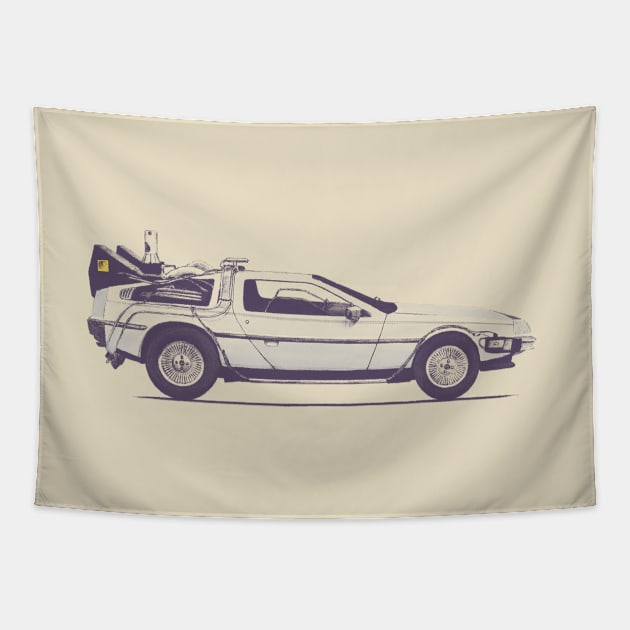 Delorean Tapestry by speakerine