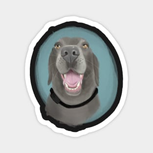 Charcoal Lab :: Canines and Felines Magnet