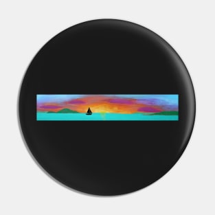 Sunset Bahamas Strip Pin