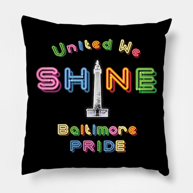 Baltimore PRIDE Pillow by gentlemanjoan