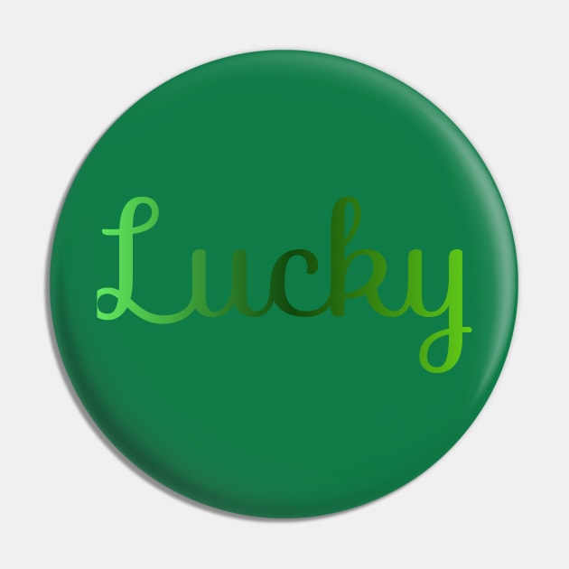 Lucky Pin by Courtney's Creations