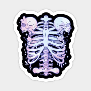 kawaii ribcage Magnet