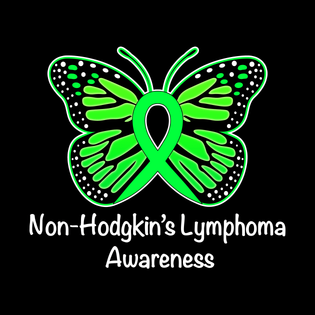 Non-Hodgkin's Lymphoma Butterfly of Hope by PenguinCornerStore