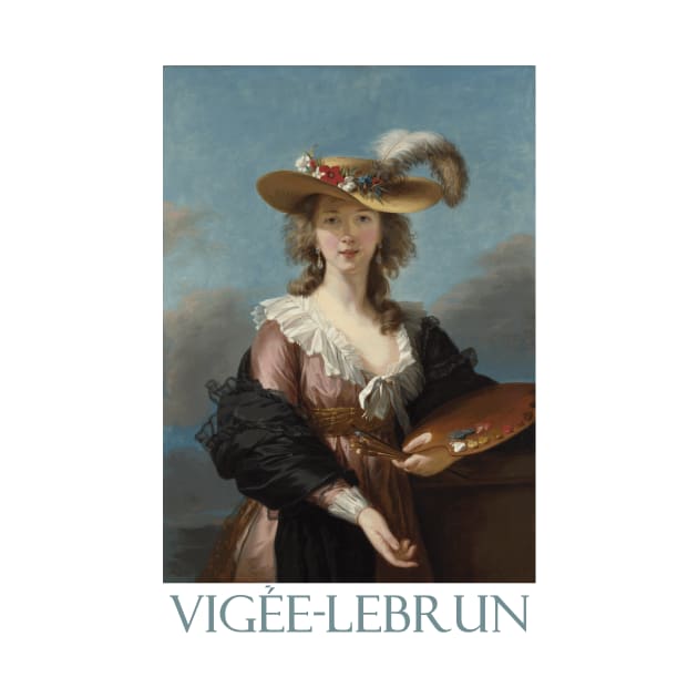 Self Portrait in a Straw Hat by Elisabeth Louise Vigée Le Brun by Naves