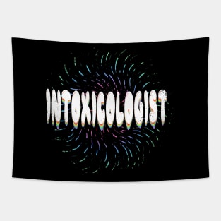 Intoxicologist - Funny Bartender mixologist cocktails Tapestry