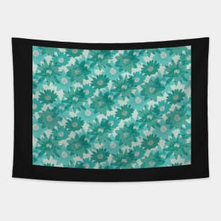 Retro 60s Lily Print by Suzie London Tapestry