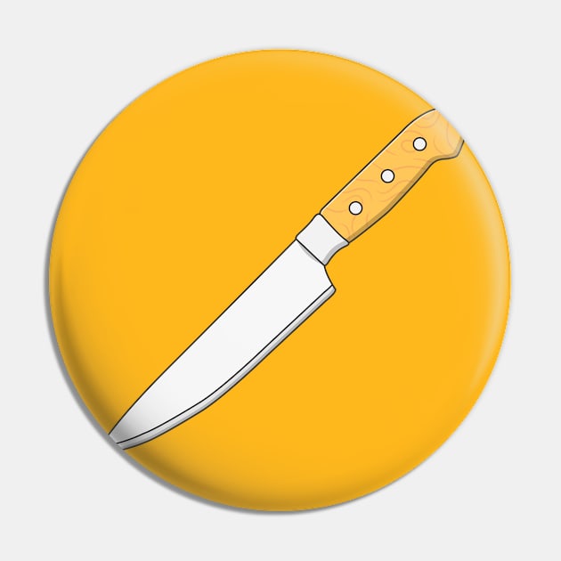 Kitchen Knife Pin by KH Studio