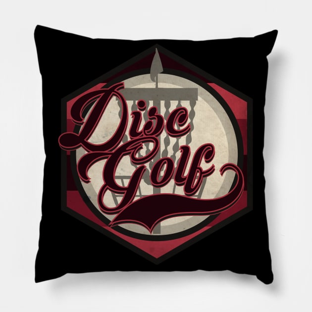 Disc Golf Session Pillow by CTShirts