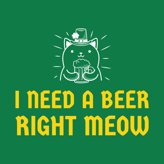 St Patricks Day Cat Funny St Patty Style by Ghost Of A Chance 