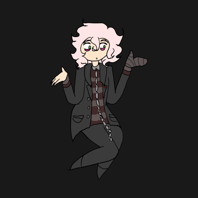 Komaeda Nagito Servant Danganronpa Chibi Sticker, Pin, + Others by nhitori