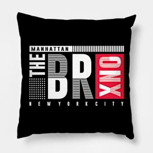 The bronx city Pillow