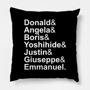 G7 Summit 2020 World Leaders Pillow