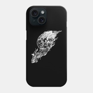 dark horror skull Phone Case