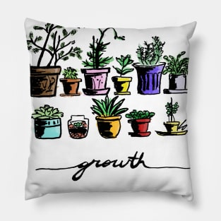 Growth (color) Pillow