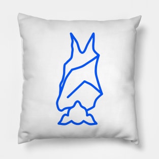 Bat Boys Logo - Royal Blue Pillow