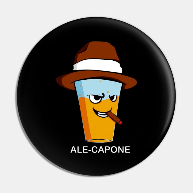 Ale-Capone Pin by Art by Nabes