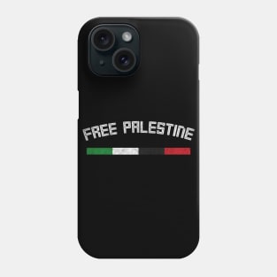 Free Palestine // Retro Style Design Phone Case
