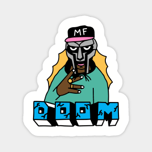 A tribute to MF DOOM Magnet