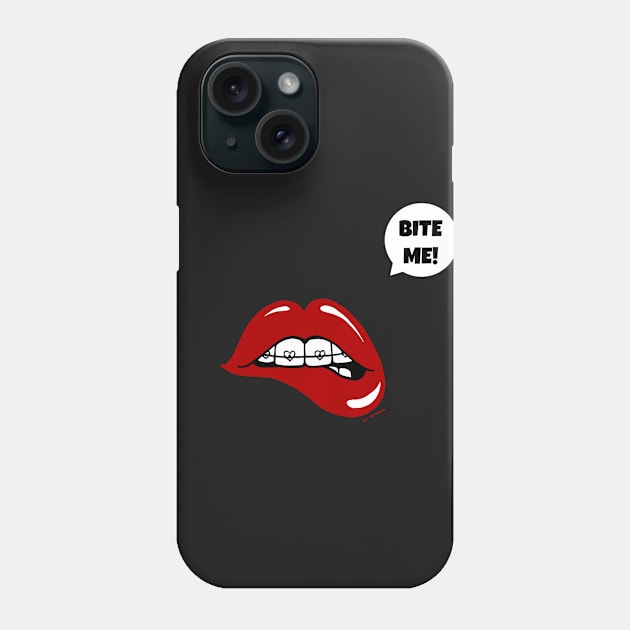 Bite Me! Phone Case by LuDreams