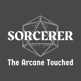 "The Arcane Touched" DnD Sorcerer Class Print T-Shirt