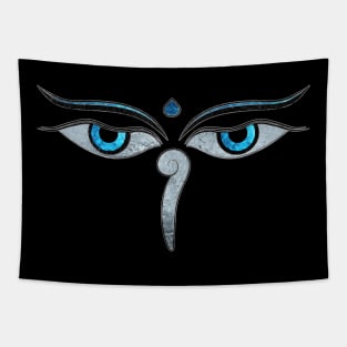 Wisdom Eyes of Buddha Tapestry