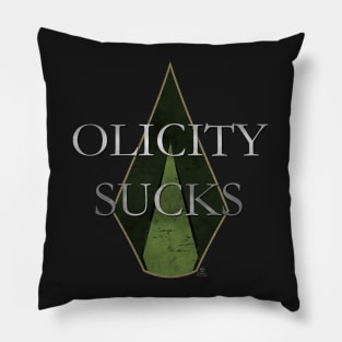 Olicity Sucks (CW Green Arrow TV Show) Pillow