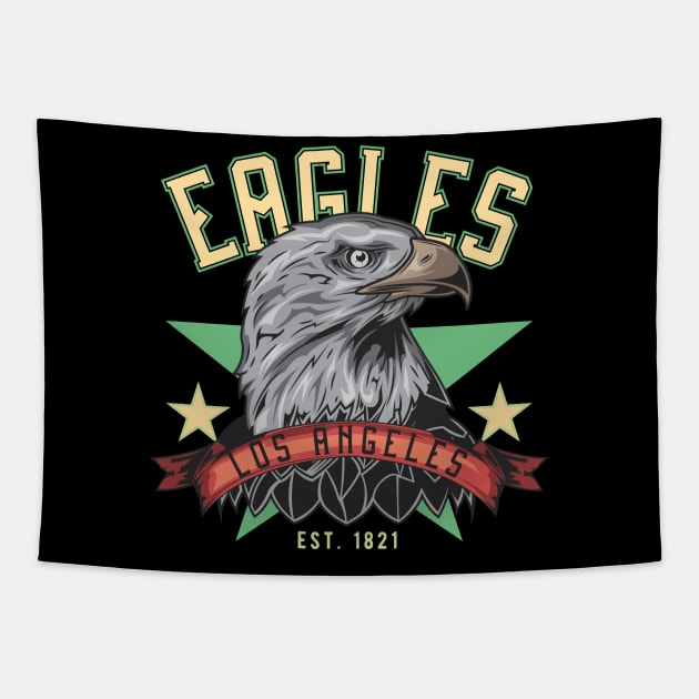 Eagles Los Angeles Tapestry by animericans