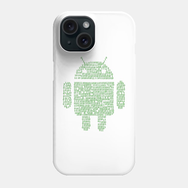 Binary-droidv1.0 Phone Case by findingNull