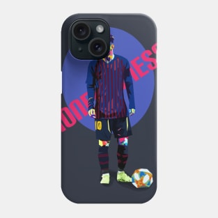 Lionell messi wpap art design Phone Case