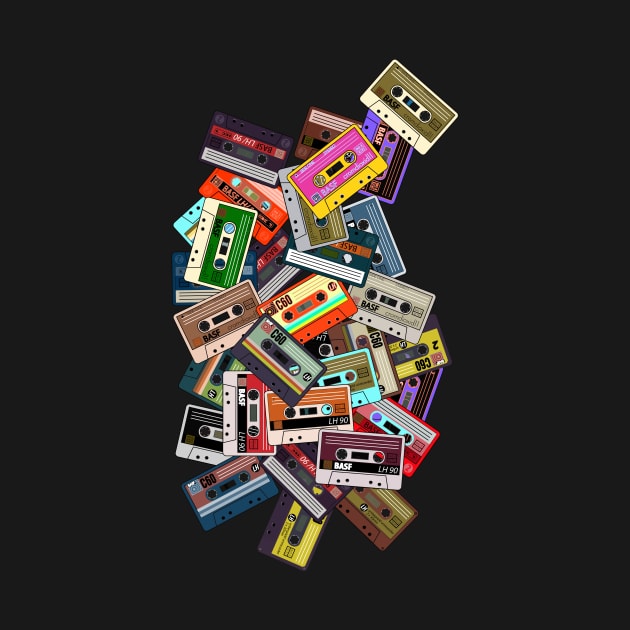 cassette by retrocolorz