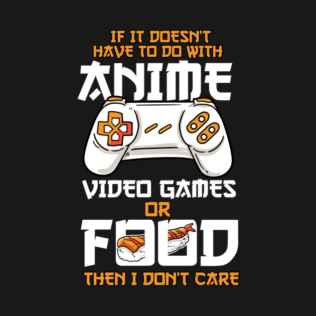 Disover Anime Video Games Food Sushi Gaming Merch Otaku Gift Anime - Anime - T-Shirt