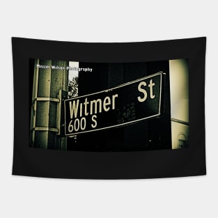 Witmer Street, Los Angeles, California by Mistah Wilson Tapestry