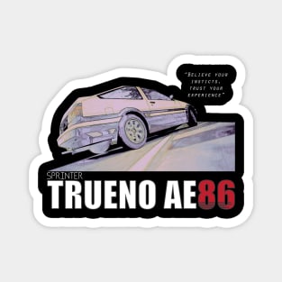 AE86 Dark Version Magnet