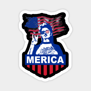 Merica Flag Men Women Gift Magnet