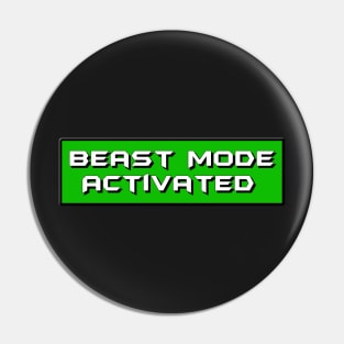 Unleash Your Inner Beast with "Beast Mode Activated" T-Shirt Pin