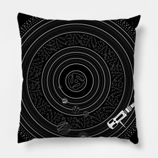 Solar System Turntable Design Pillow