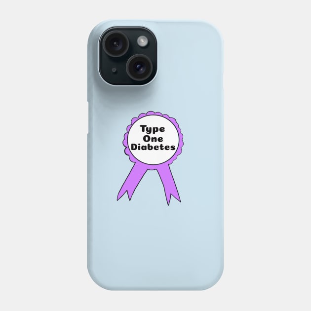 T1D Ribbon - Purple Phone Case by CatGirl101