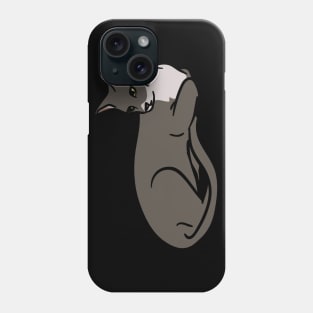 A cute lazy cat Phone Case