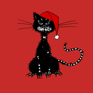 Evil Christmas Cat T-Shirt