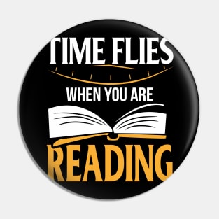 Time Flies When You Are Reading Pin