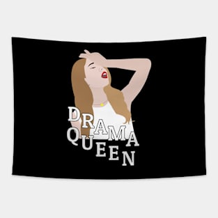 Drama Queen Dramatic People Sticker Tapestry