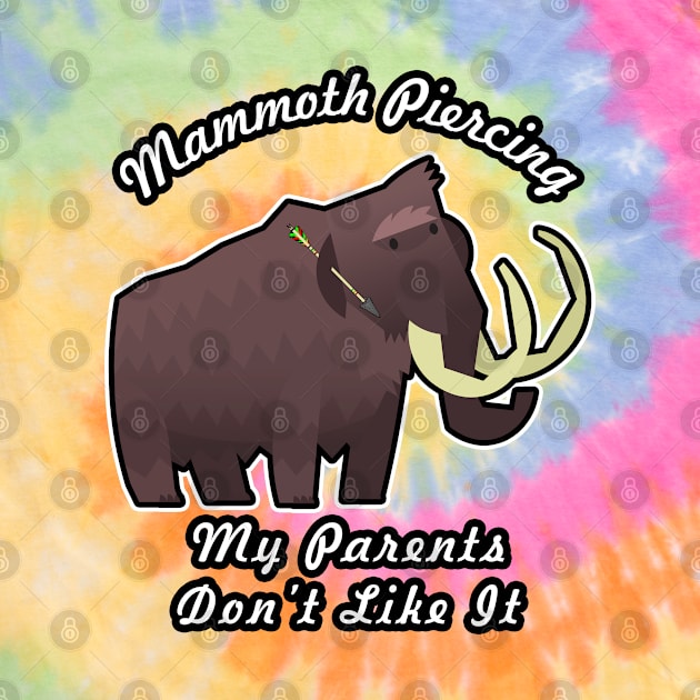 🦖 Rebellious Woolly Mammoth Loves His Mammoth Piercing by Pixoplanet