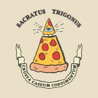 Illuminati Pizza Slice T-Shirt