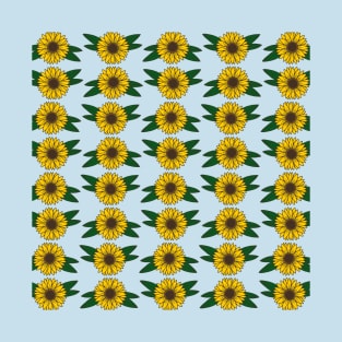 Sunflowers | Summer Flowers | Sunflower Pattern T-Shirt