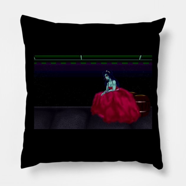 JoLobo At the Prom Pillow by D. Fillz