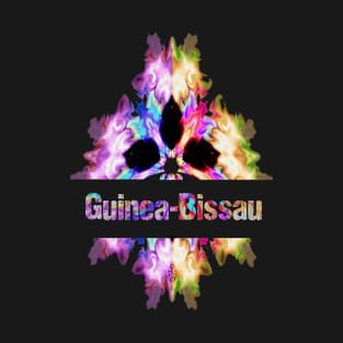 Guinea-Bissau gift tie dye watercolor T-Shirt