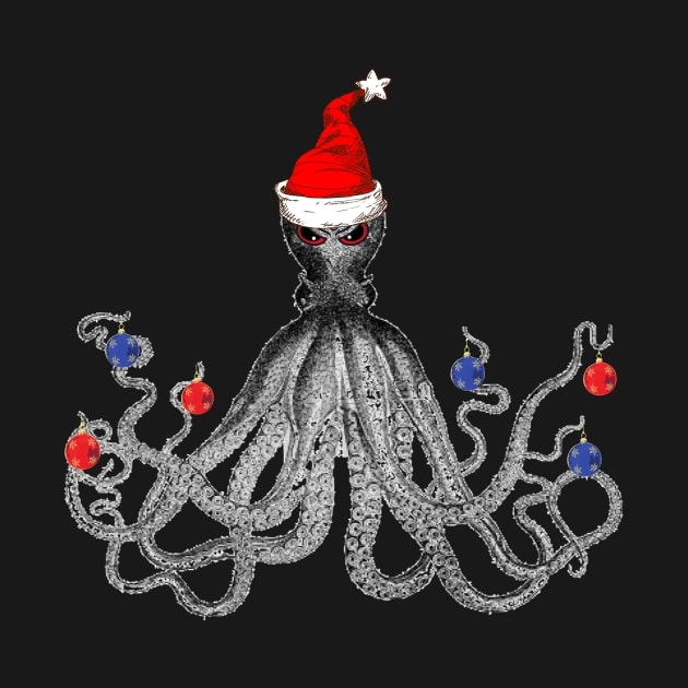 Christmas Kraken Octopus Tentacles by Marham19